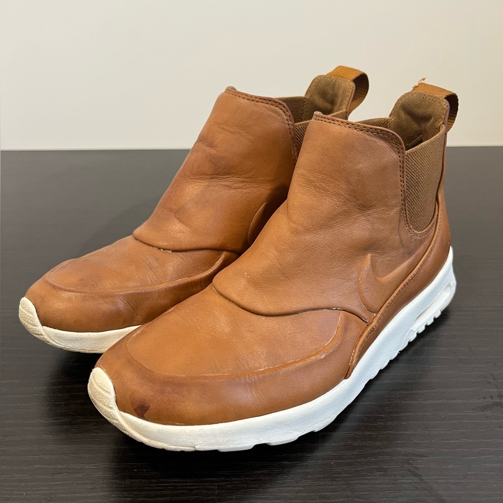 Nike Air Max Thea Mid Chelsea Style Boot Brown Sneaker 859550-200 Women’s SZ 8 - Picture 2 of 13